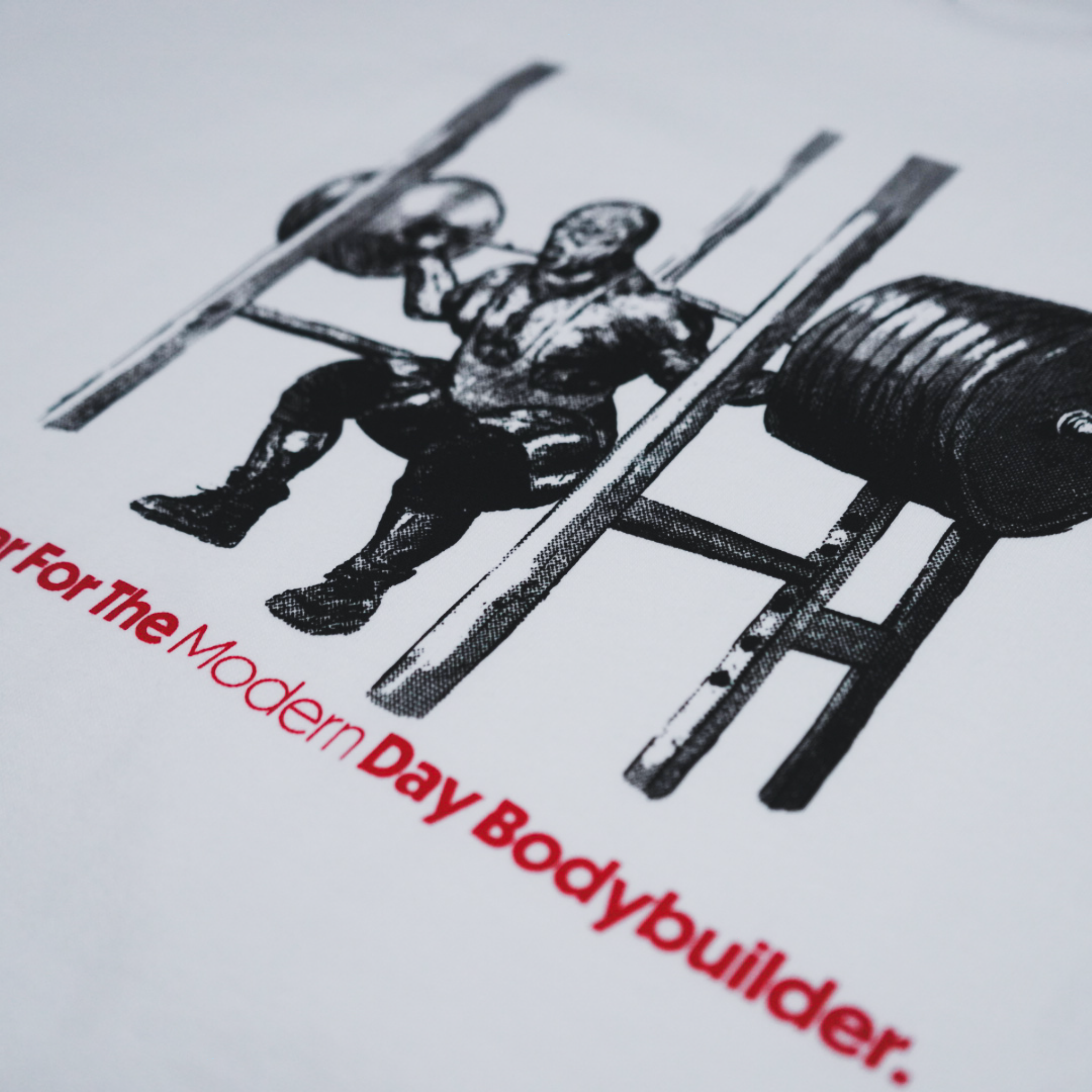 SQUAT RACK TEE - WHITE