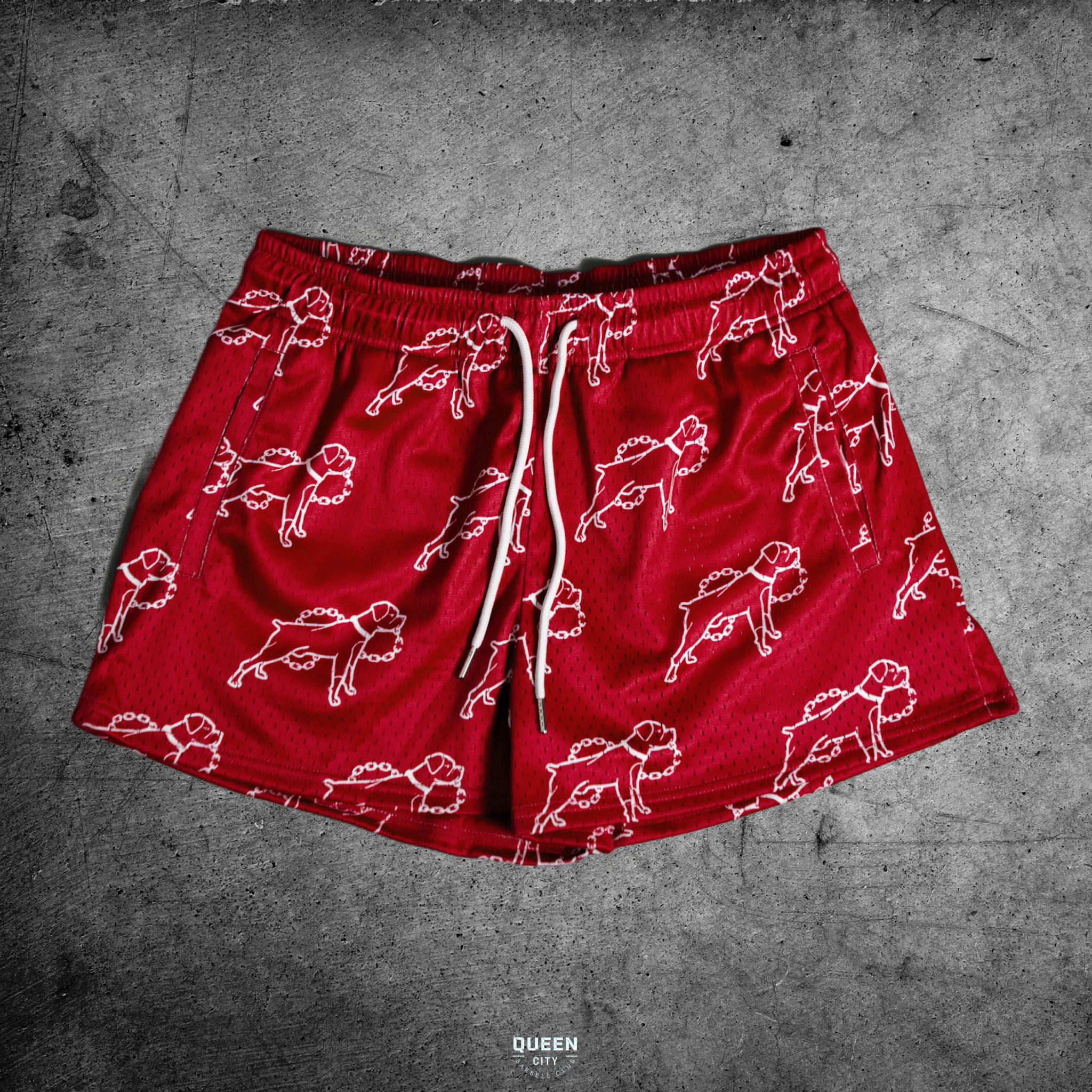 PREORDER: LUX MESH SHORTS // RED BRAVOS