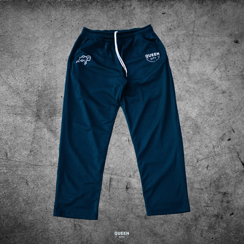 PREORDER: MESH RETRO TROUSER // NAVY BLUE
