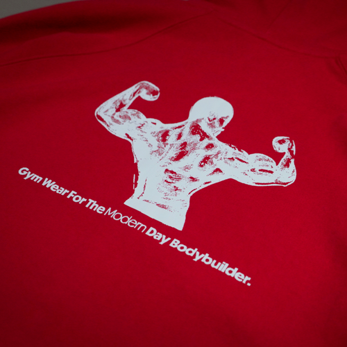 BACK DOUBLE BICEP - ZIP UP HOODIE