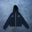 HEAVYWEIGHT VINTAGE ZIP UP // BLACK