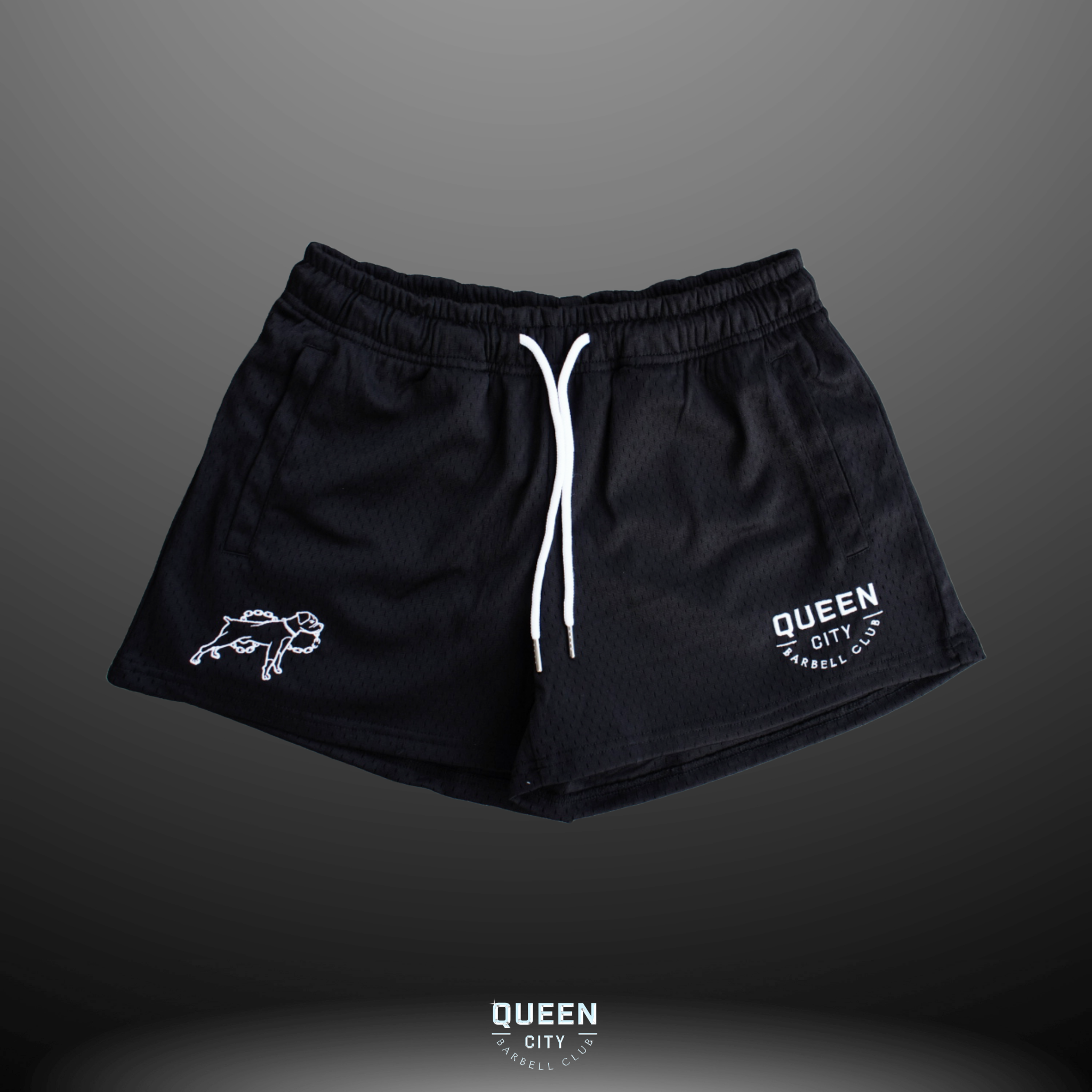 REVERSIBLE LUX MESH SHORTS // BLACK & NAVY BLUE