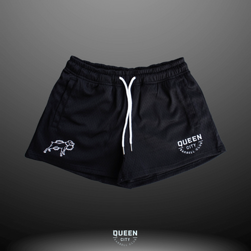 REVERSIBLE LUX MESH SHORTS // BLACK & NAVY BLUE