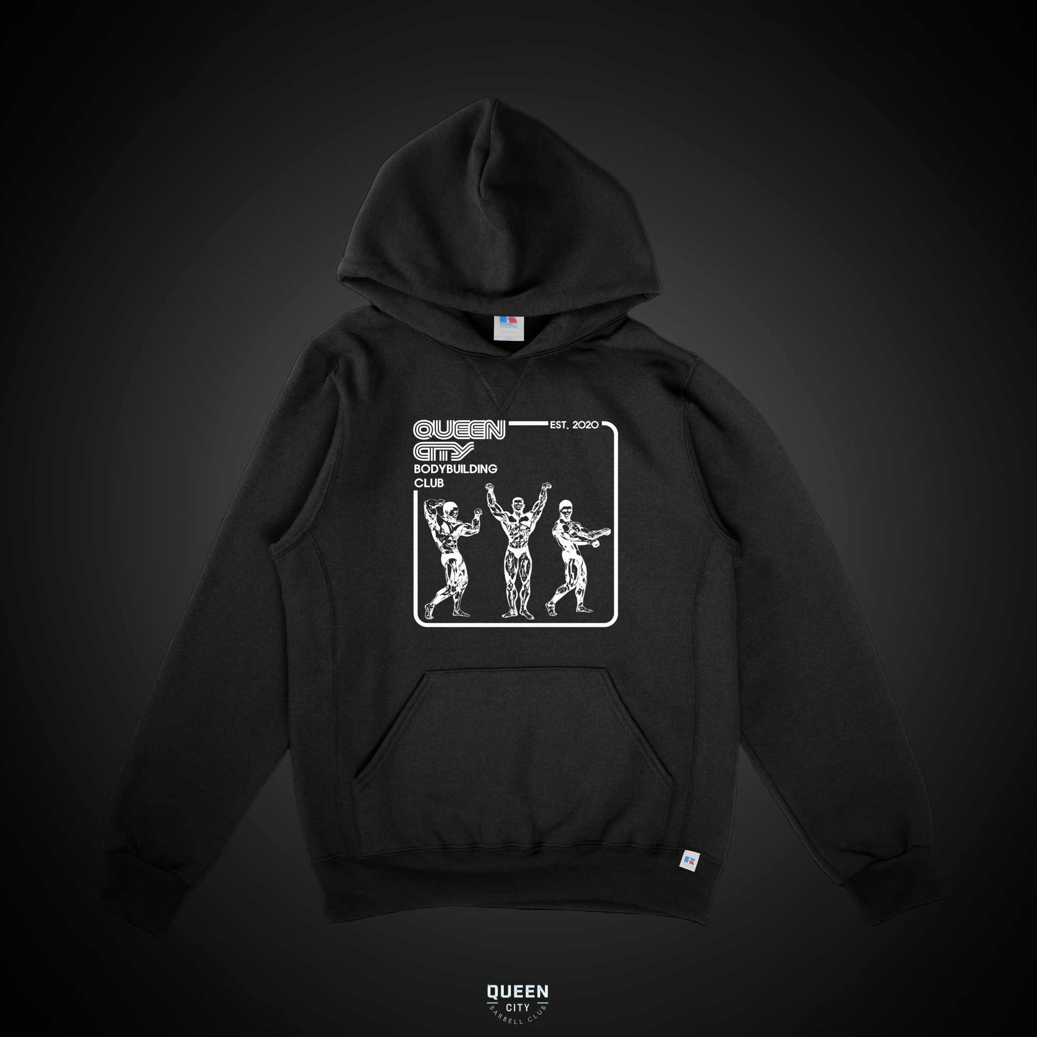 BODYBUILDING CLUB HOODIE // BLACK