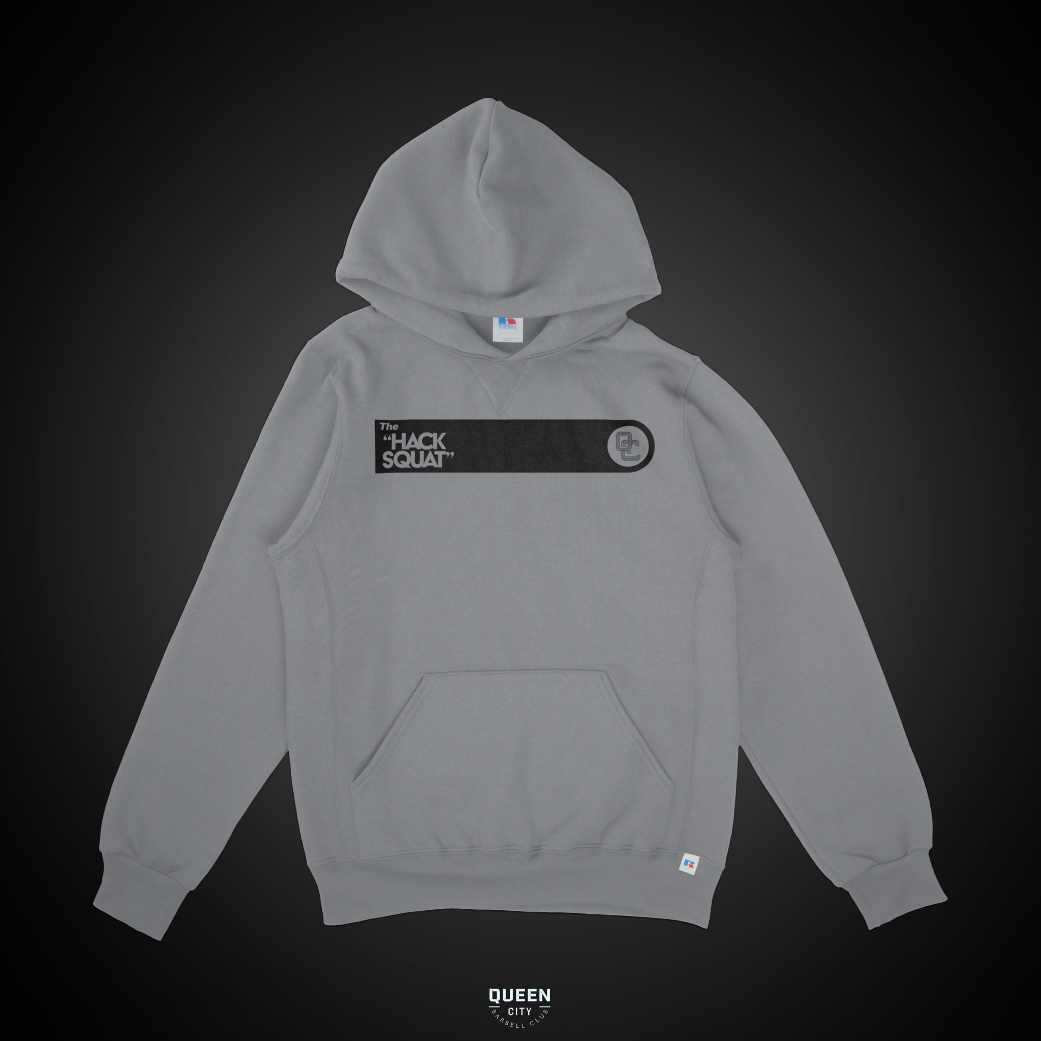 HACK SQUAT HOODIE // OXFORD GREY