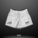 REVERSIBLE LUX MESH SHORTS // GREY & WHITE