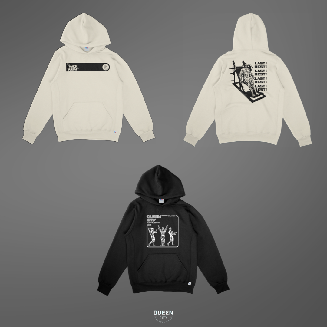 PREORDER: 2 PACK HOODIE BUNDLE (HACKSQUAT+BODYBUILDING)