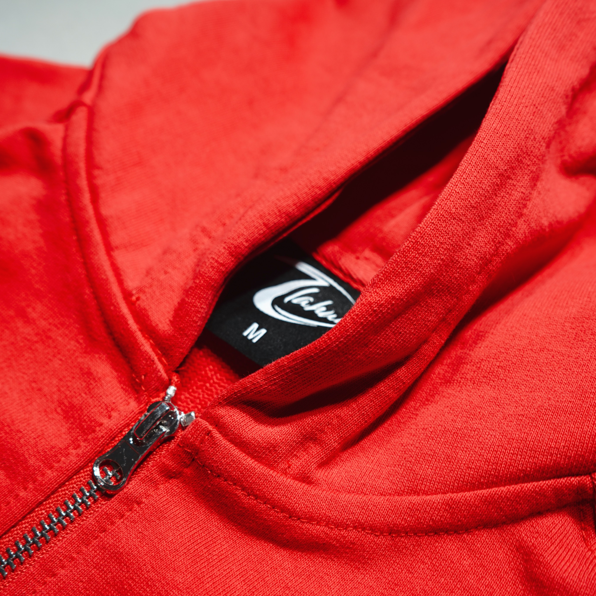 450GSM / RED ZIP UP BLANK