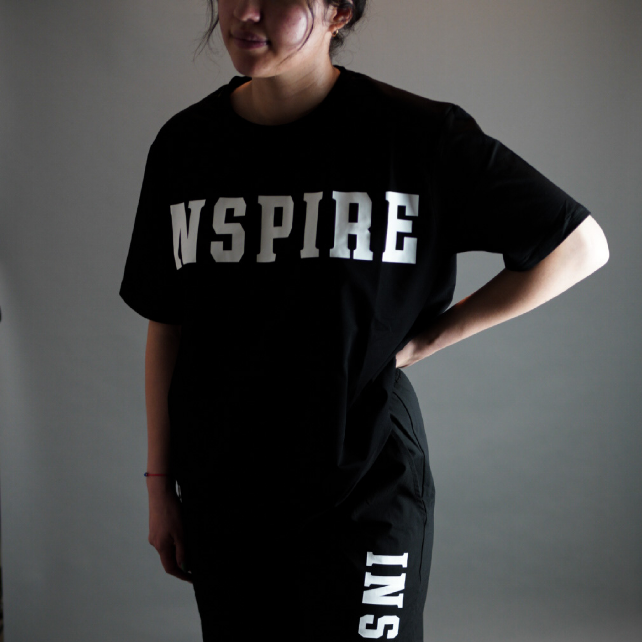 OVERSIZED INSPIRE TEE // BLACK
