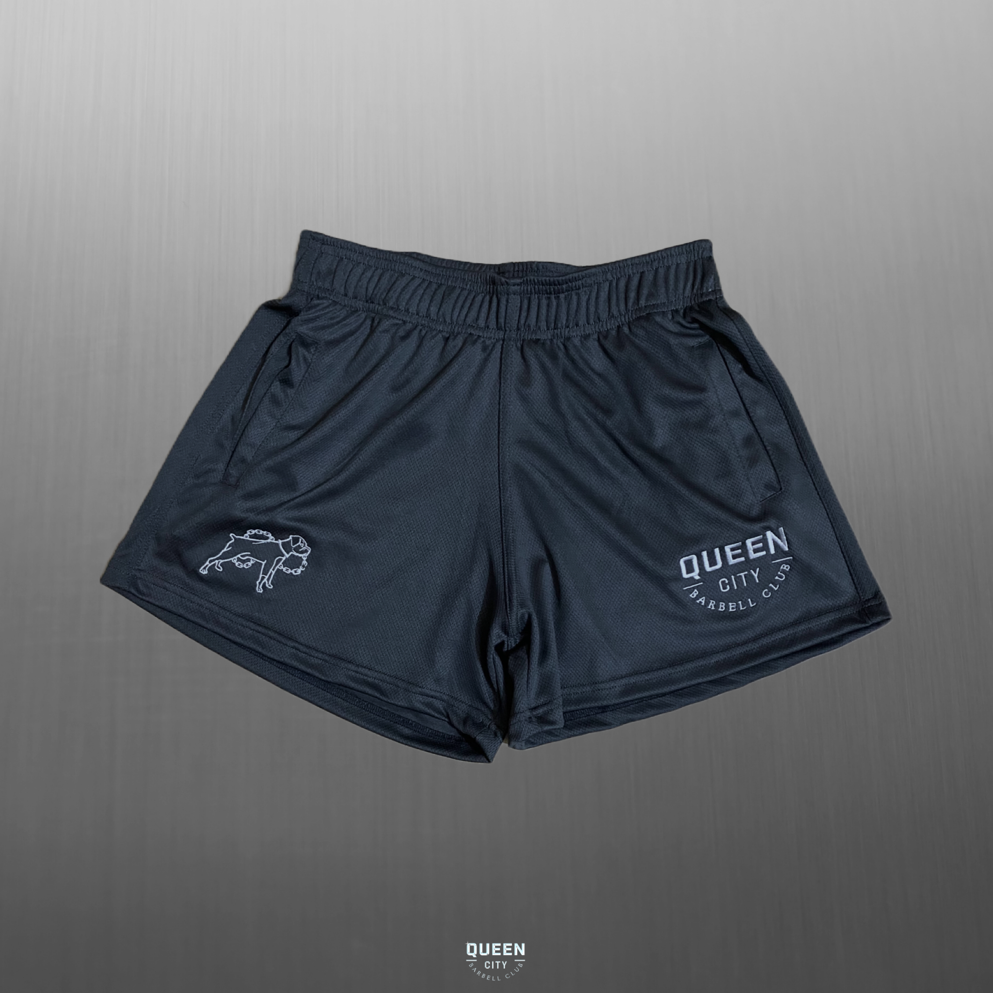 4” INSEAM LIGHTWEIGHT HOOCHIE SHORTS // ASPHALT
