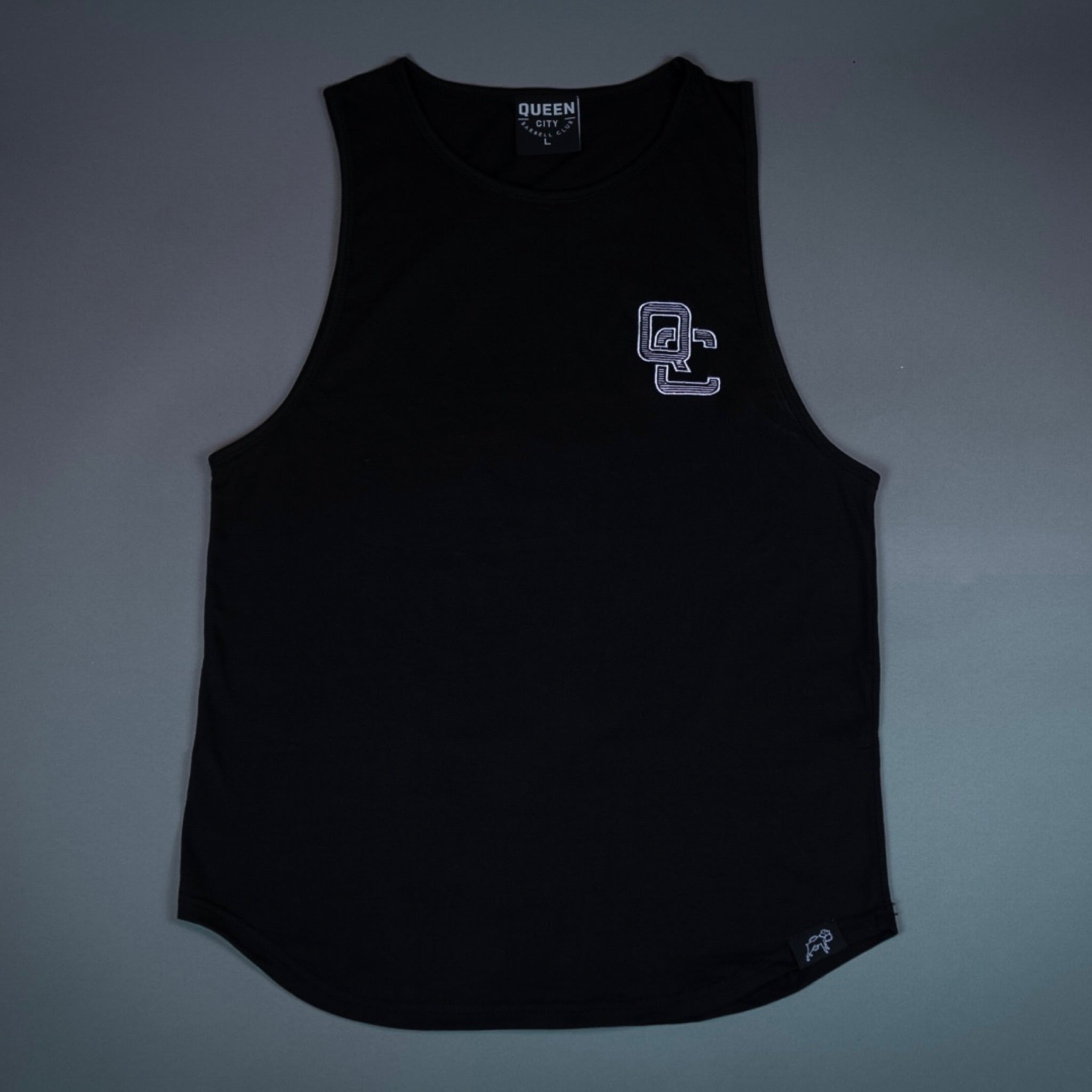 MONOGRAM MUSCLE TANK // BLACK