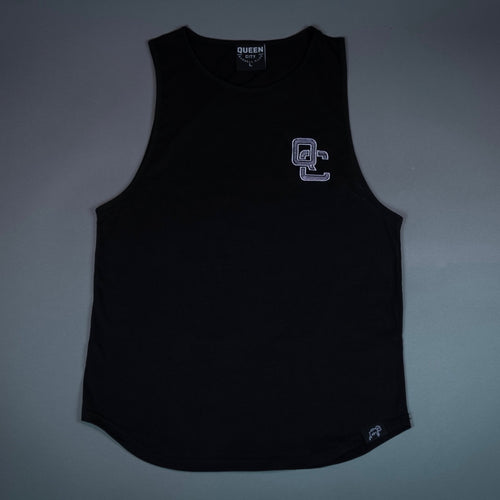 MONOGRAM MUSCLE TANK // BLACK