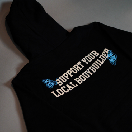 SUPPORT YOUR LOCAL BODYBUILDER // CHAMPION HOODIE