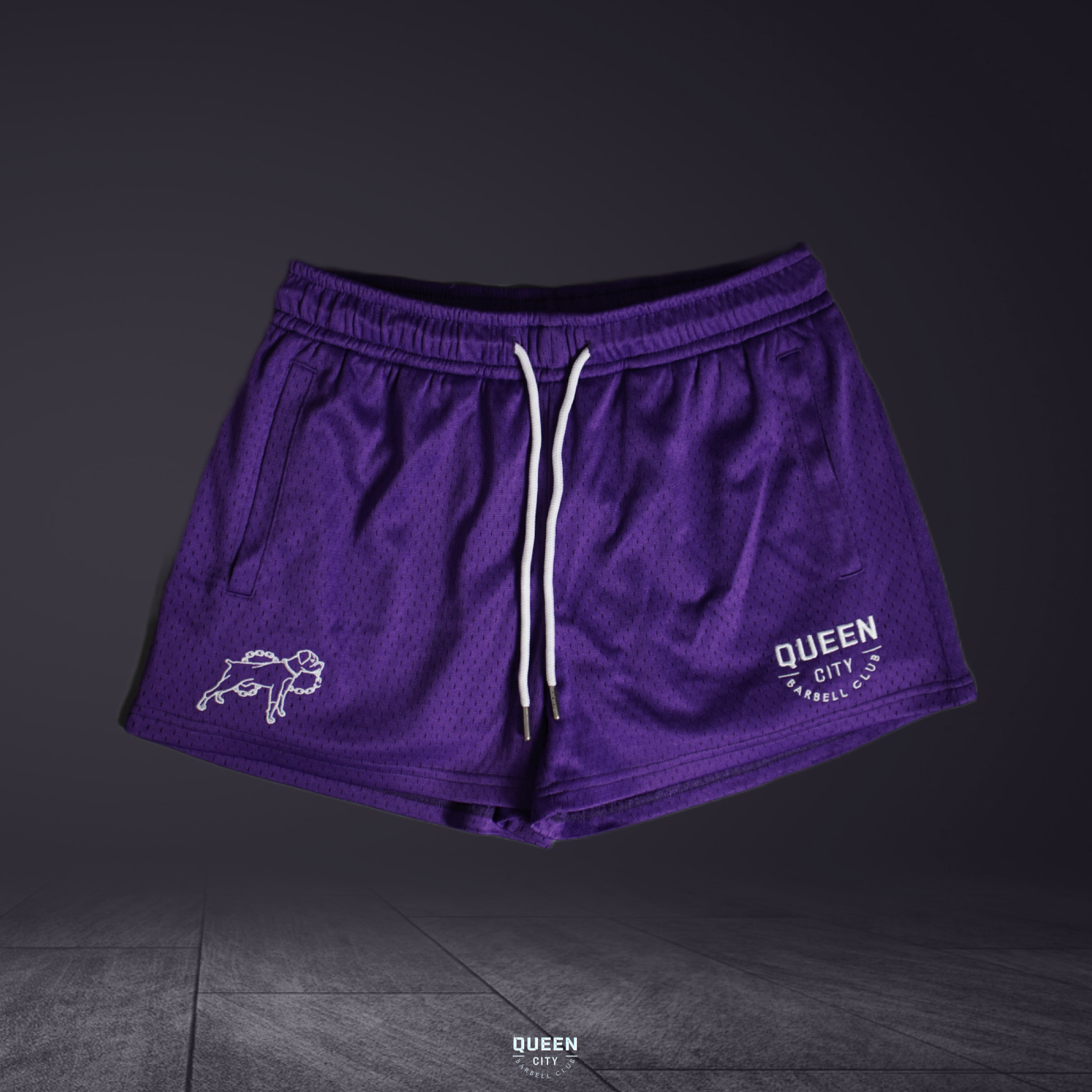 SAMPLE 04 // COURT PURPLE LUX SHORTS