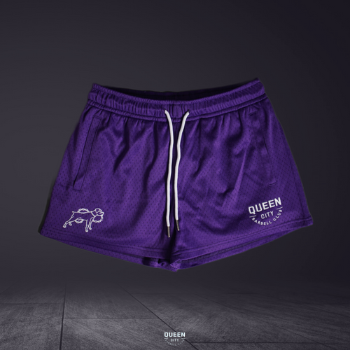 SAMPLE 04 // COURT PURPLE LUX SHORTS