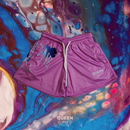 ORIGINAL SIZING: 5" INSEAM MESH ATHLETIC SHORTS // INSPIRE ME LILAC