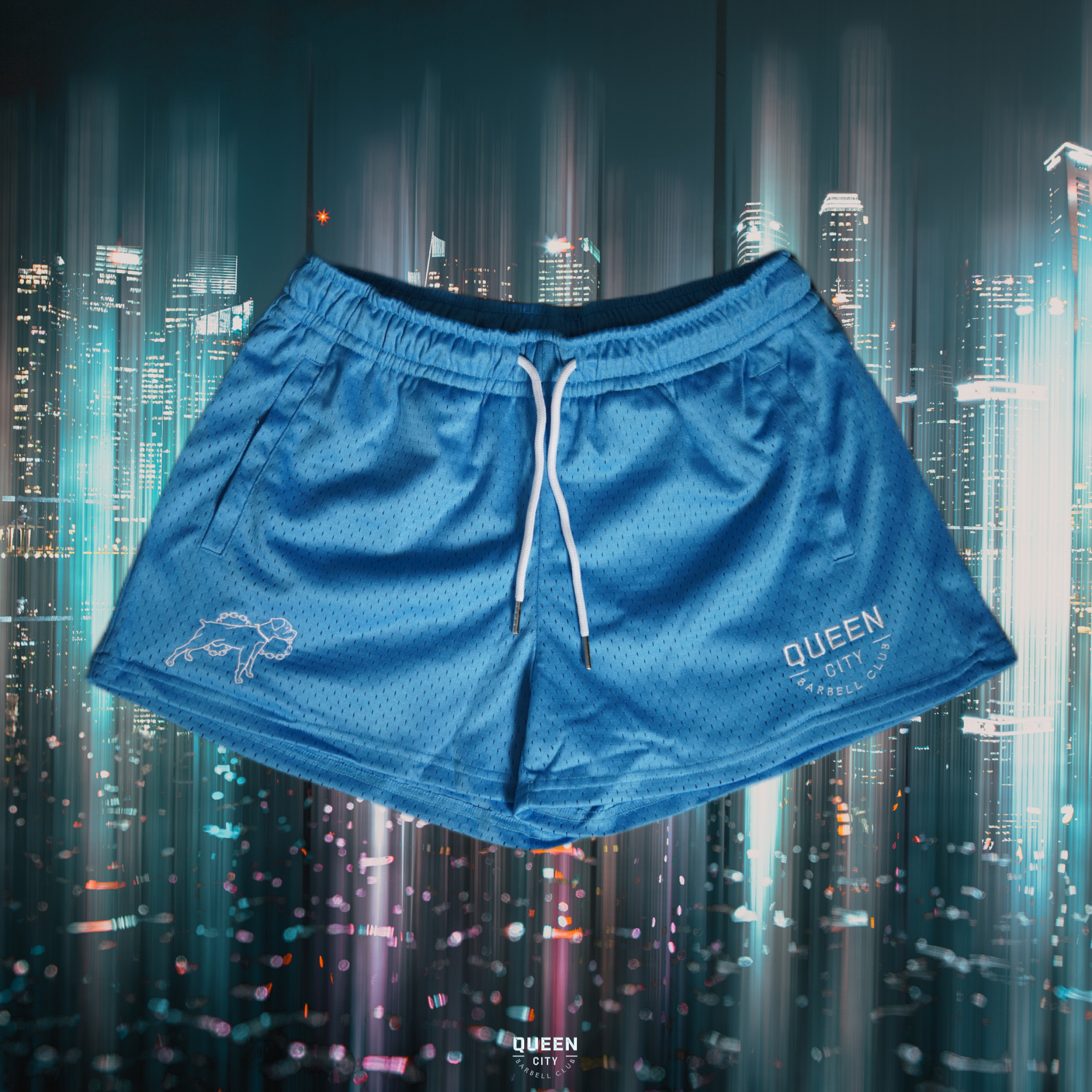 LUX MESH SHORTS // AZULS