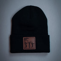 THE CLASSIC LEATHER PATCH BEANIE
