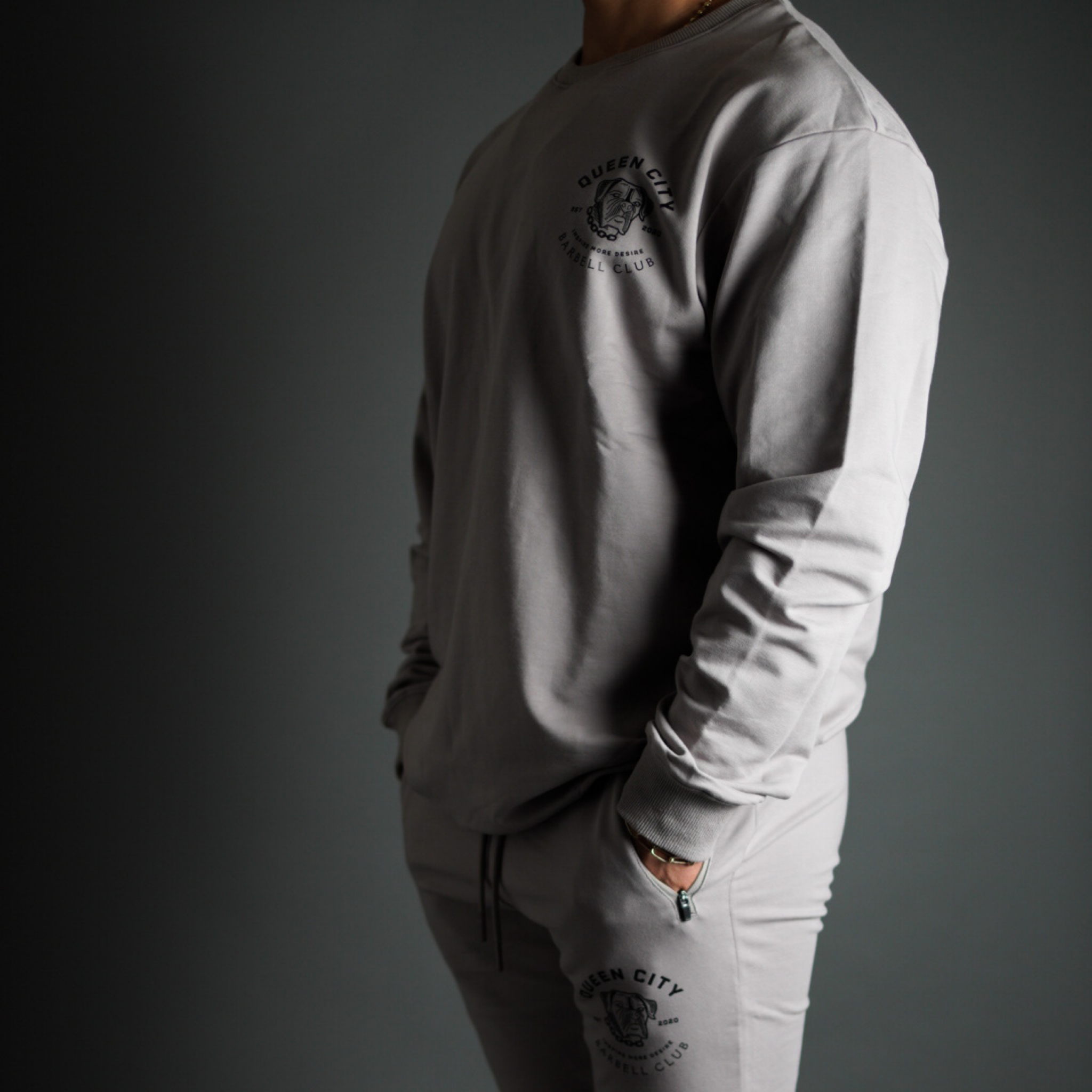 OVERSIZED CREWNECK // GREY