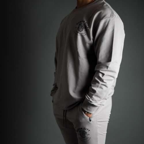 OVERSIZED CREWNECK // GREY