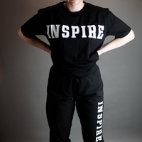 OVERSIZED INSPIRE TEE // BLACK