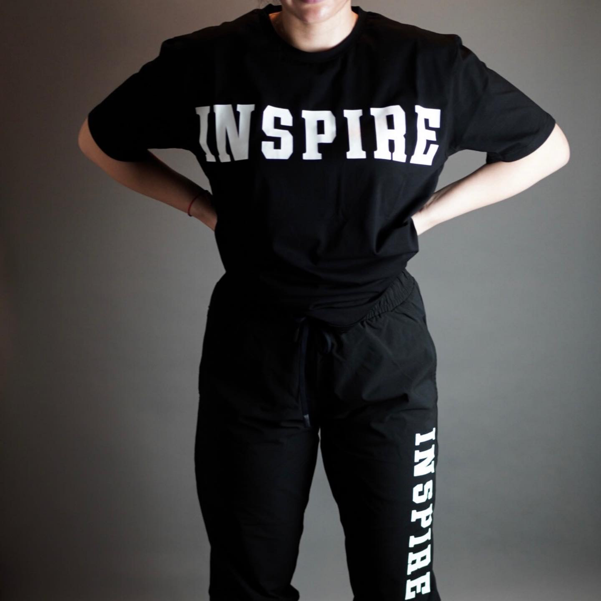 OVERSIZED INSPIRE TEE // BLACK