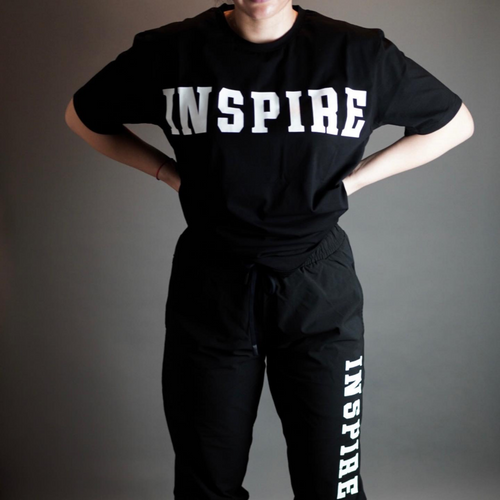 OVERSIZED INSPIRE TEE // BLACK