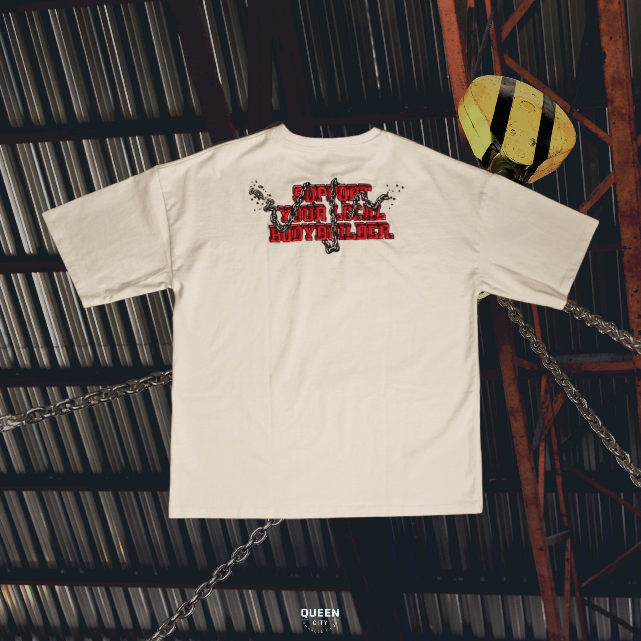 SUPPORT YOUR LOCAL BODYBUILDER // CHAINS VINTAGE TEE