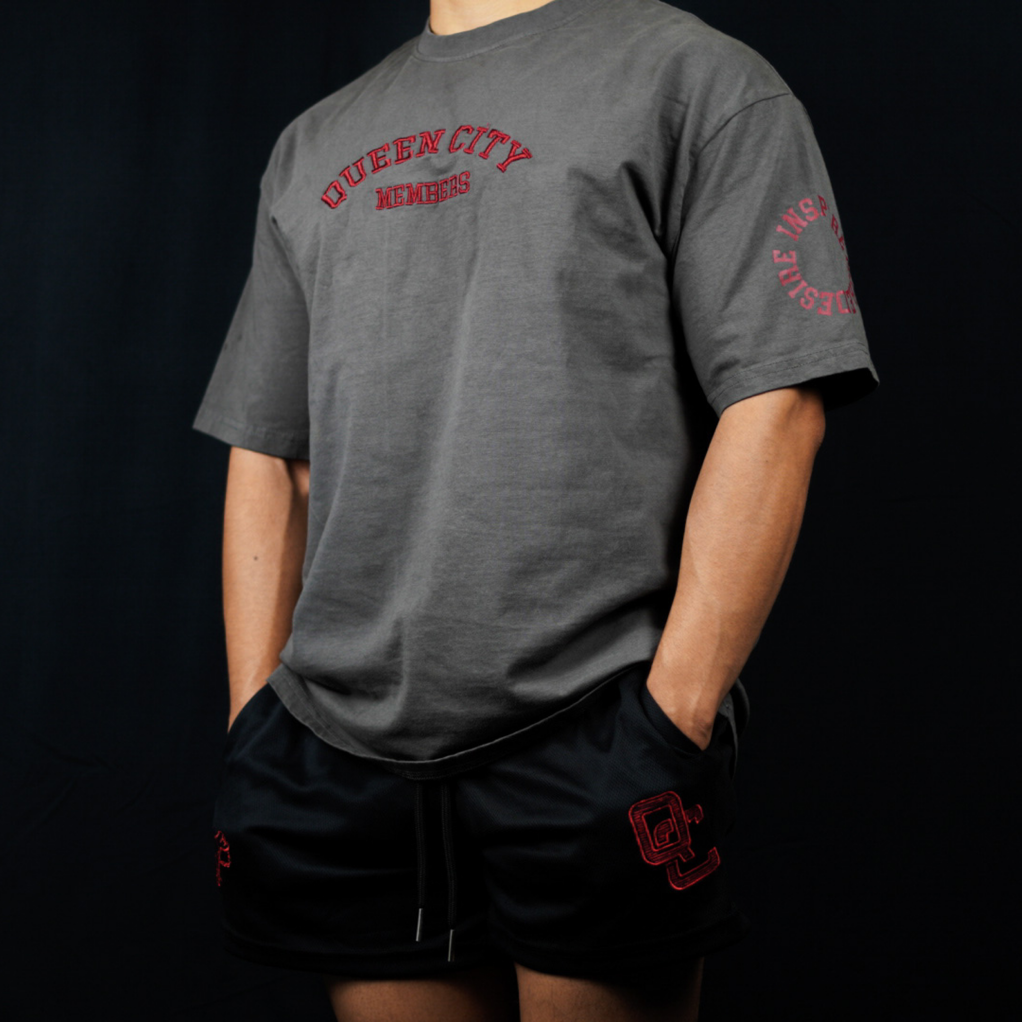 Heavyweight Oversized Tee // Raspberry