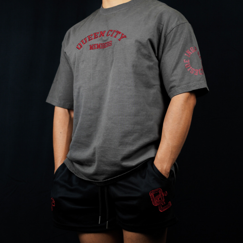 Heavyweight Oversized Tee // Raspberry
