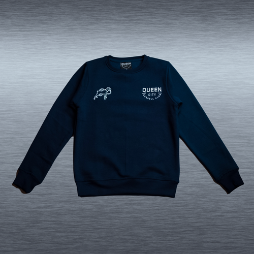 ATHLETIC CREWNECK // NAVY