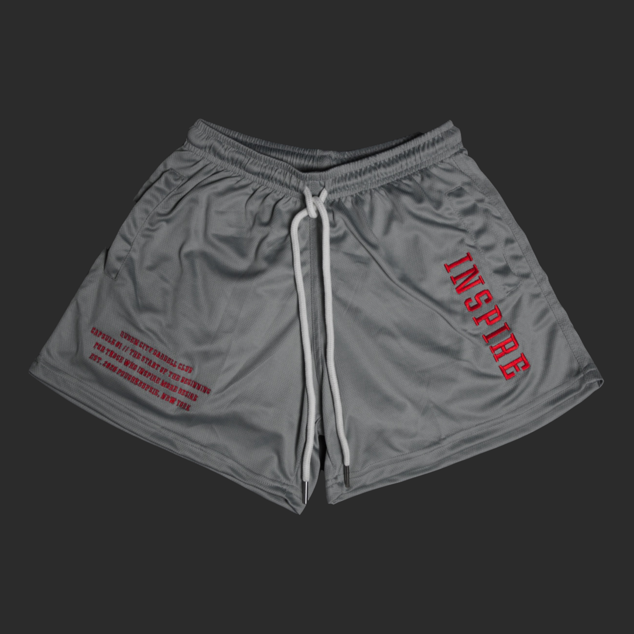 5” Inseam Athletic Mesh Shorts // Athletic Grey