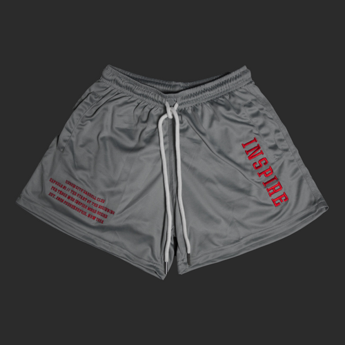 5” Inseam Athletic Mesh Shorts // Athletic Grey