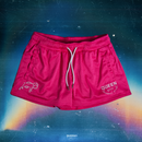 4” INSEAM LUX HOOCHIE SHORTS // VERY PINK