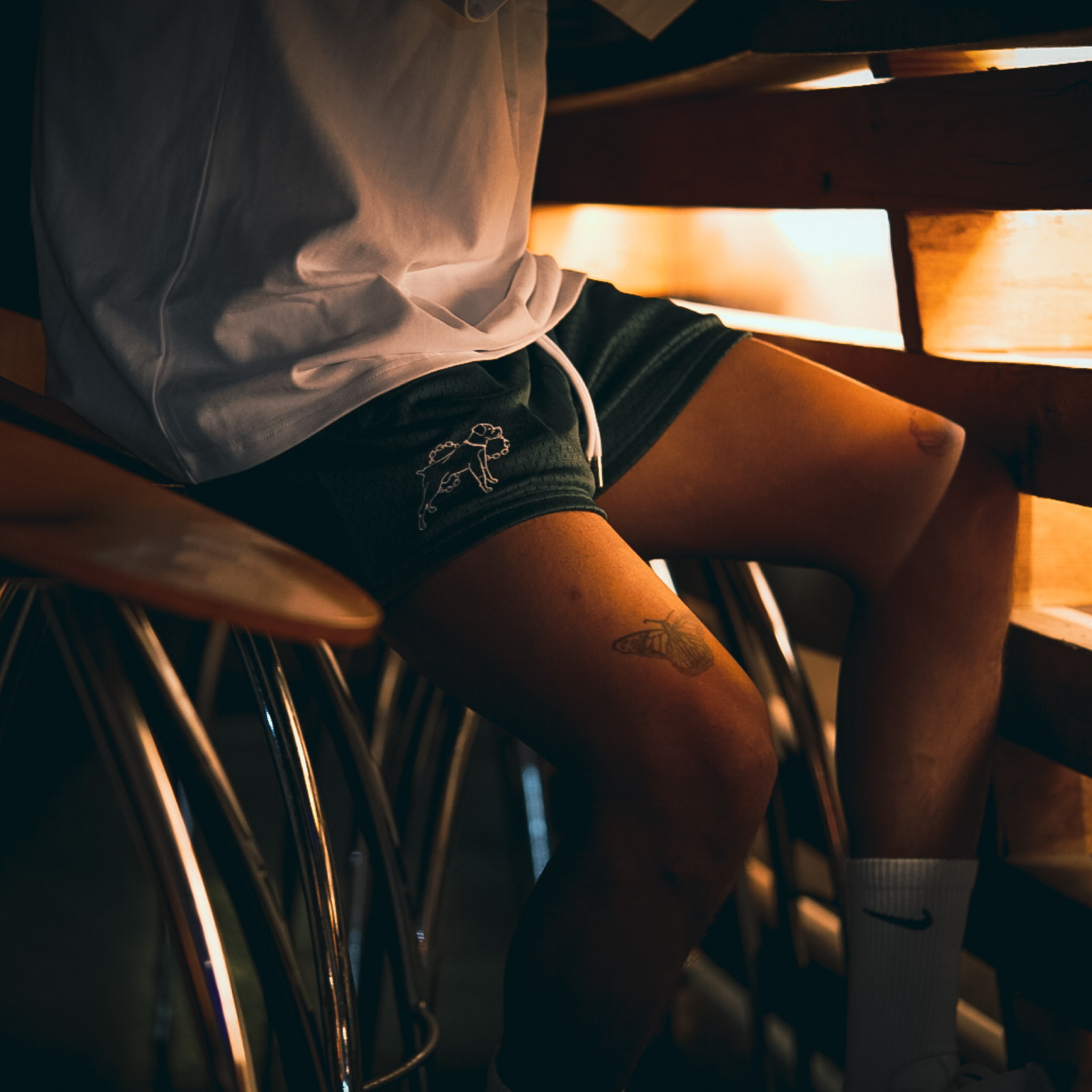 LUX MESH SHORTS // FOREST GREEN