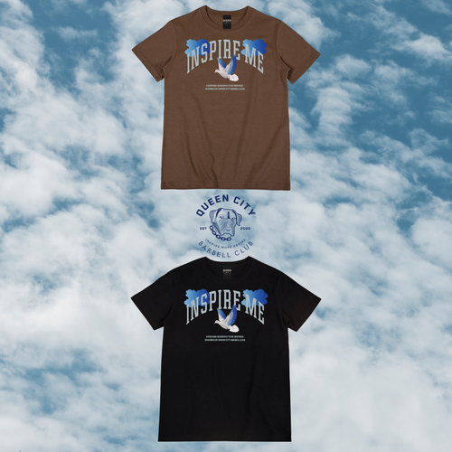 INSPIRE ME TEES // BLACK // BROWN