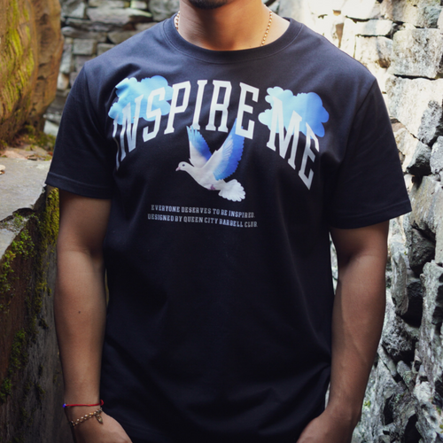 INSPIRE ME TEES // BLACK // BROWN