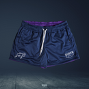 REVERSIBLE LUX MESH SHORTS // NAVY BLUE & PURPLE