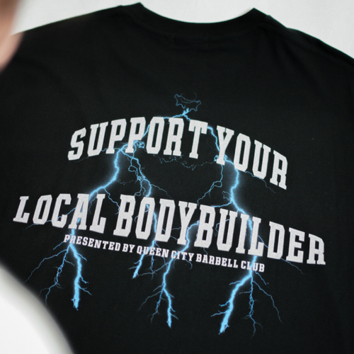 Athletic Oversized Tee // Support Your Local Bodybuilder