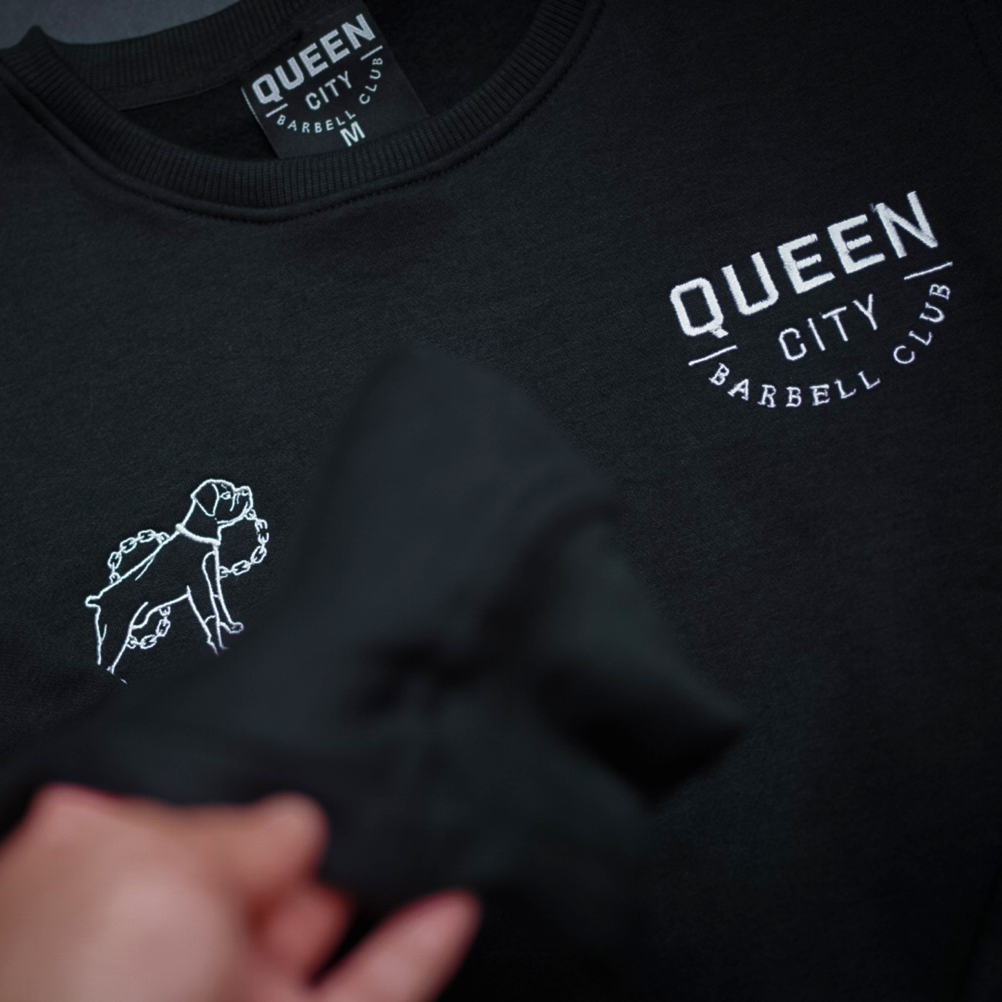 ATHLETIC CREWNECK // BLACK