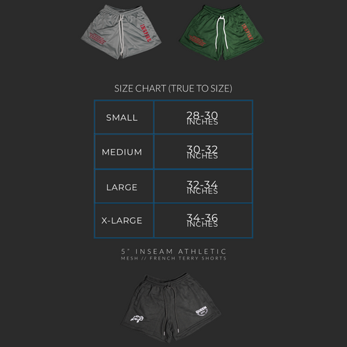 5” Inseam Athletic Mesh Shorts // Athletic Grey